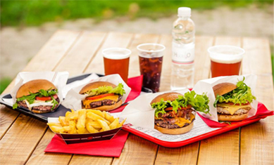 Hood burger miza